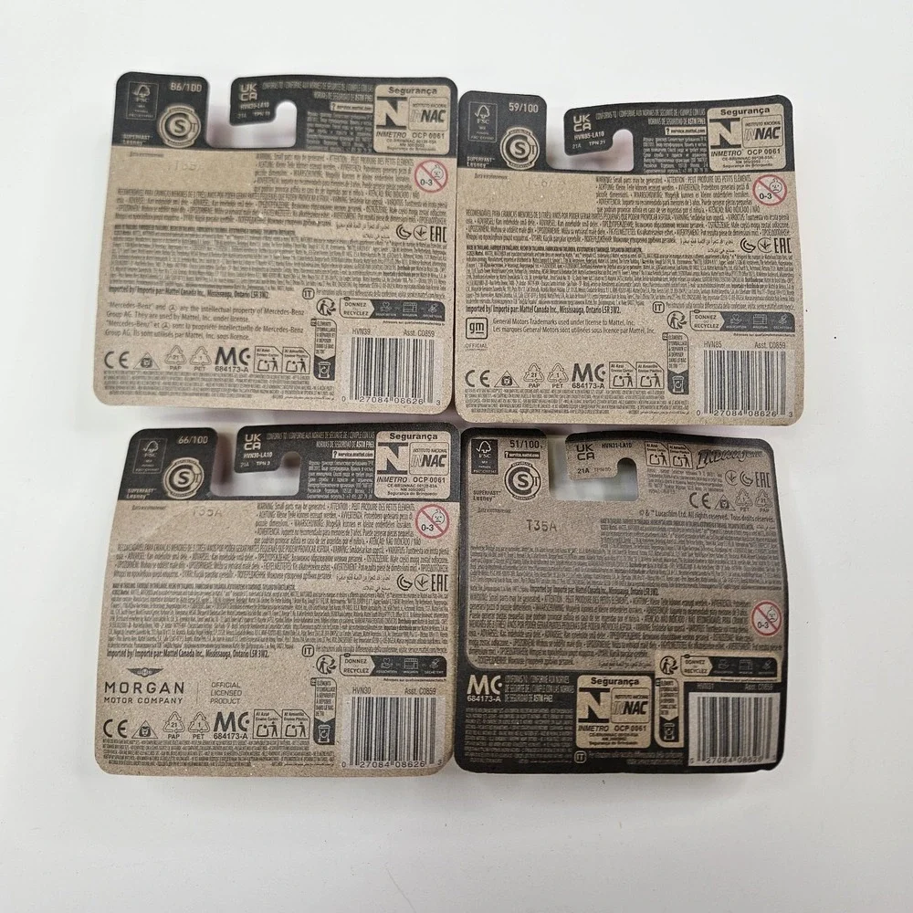 Lot of 4 Sealed 2024 Matchbox Diecast Cars - Mercedes, Cadillac, Morgan